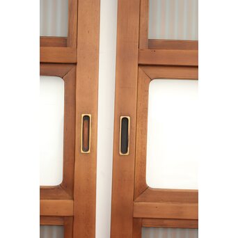 釘無 背面ガラス仕様 格子戸 2枚1組　L972 