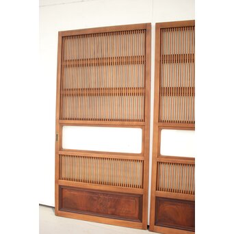 釘無 背面ガラス仕様 格子戸 2枚1組　L972 