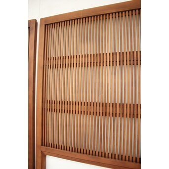 釘無 背面ガラス仕様 格子戸 2枚1組　L972 