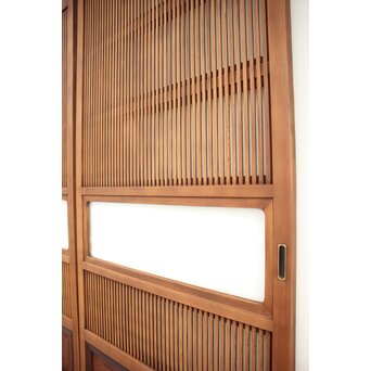 釘無 背面ガラス仕様 格子戸 2枚1組　L972 