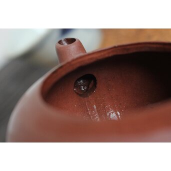 清末 紫砂朱泥急須/茶壷 120ml　P109 