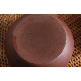 清末 紫砂朱泥急須/茶壷 120ml　P109 