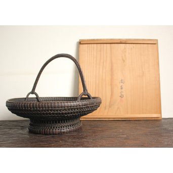 早川尚古斎 箱 唐物写 果物籠　U068