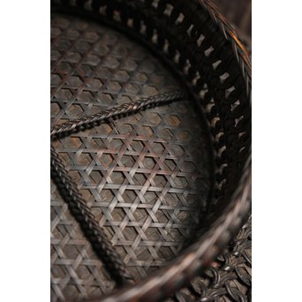 早川尚古斎 箱 唐物写 果物籠　U068 