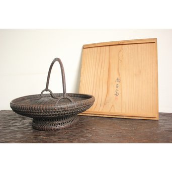 早川尚古斎 箱 唐物写 果物籠　U068 