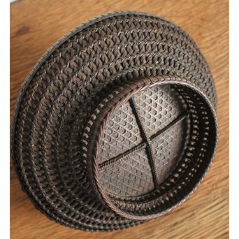 早川尚古斎 箱 唐物写 果物籠　U068 