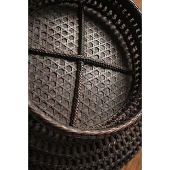 早川尚古斎 箱 唐物写 果物籠　U068 