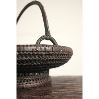 早川尚古斎 箱 唐物写 果物籠　U068 