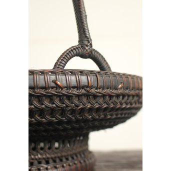 早川尚古斎 箱 唐物写 果物籠　U068 