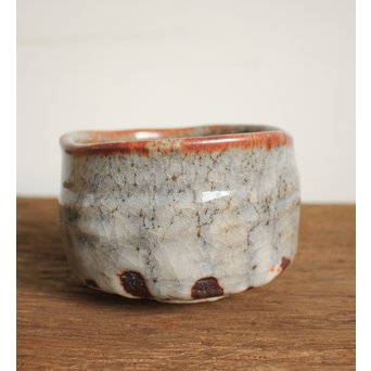 若尾利貞 鼠志野茶碗　P112 