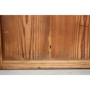 障子枠付 煤黒時代格子戸 4枚1組　L973 