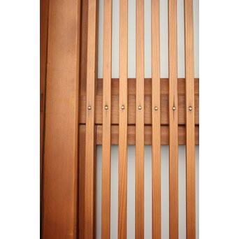 背面ガラス仕様 細身格子戸 4枚1組　L974Y 