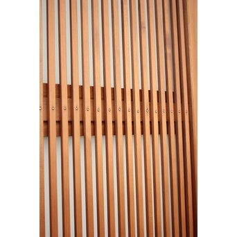 背面ガラス仕様 細身格子戸 4枚1組　L974Y 