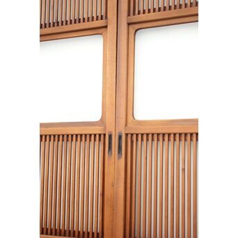 背面ガラス仕様 細身格子戸 4枚1組　L974Y 