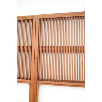 背面ガラス仕様 細身格子戸 4枚1組　L974Y 