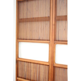 背面ガラス仕様 細身格子戸 4枚1組　L974Y 