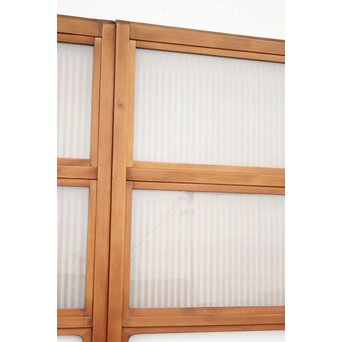 背面ガラス仕様 細身格子戸 4枚1組　L974Y 
