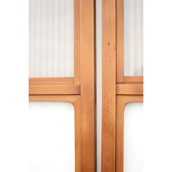 背面ガラス仕様 細身格子戸 4枚1組　L974Y 