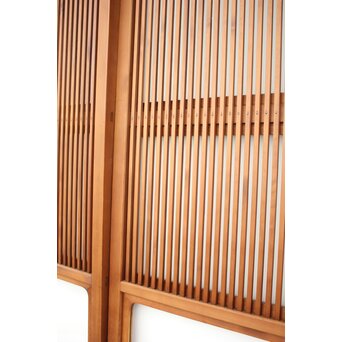 背面ガラス仕様 細身格子戸 4枚1組　L974Y 