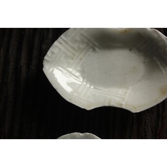 南京白磁豆皿 5枚　P113 