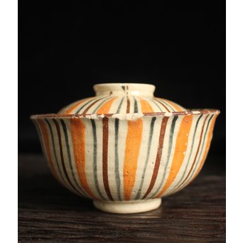 麦藁手 瀬戸蓋碗 2客1組　P114 