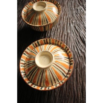 麦藁手 瀬戸蓋碗 2客1組　P114 