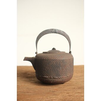 釜師 高橋因幡 あられ銚子/湯沸　M111 