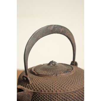 釜師 高橋因幡 あられ銚子/湯沸　M111 