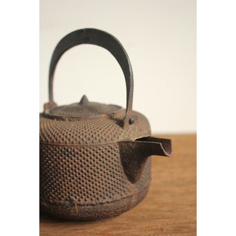 釜師 高橋因幡 あられ銚子/湯沸　M111 