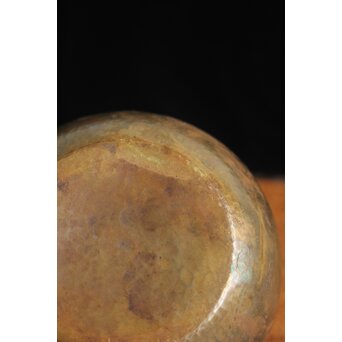 金谷五郎三郎 銅製砲口 銀遊環摘 日ノ丸型急須/湯沸　M112 