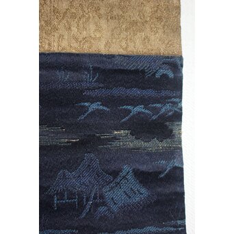 仏画 不動明王図 紙本水墨掛軸　Z084 