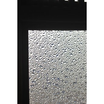 障子枠付 黒柿腰板の格子戸 2枚1組　L975Y 