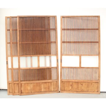 白木格子戸  L976