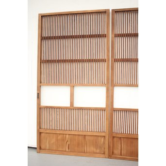 白木格子戸  L976 