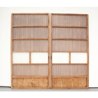 白木格子戸  L976 