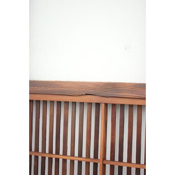 障子枠付 細身格子戸 2枚1組　L977 