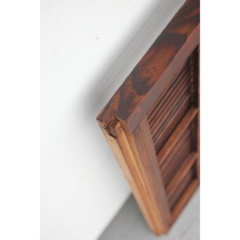 障子枠付 細身格子戸 2枚1組　L977 