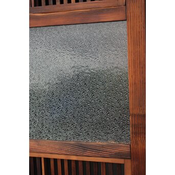 障子枠付 細身格子戸 2枚1組　L977 