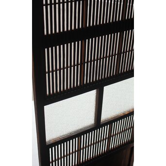 障子枠付 細身格子戸 2枚1組　L977 