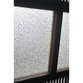 障子枠付 細身格子戸 2枚1組　L977 