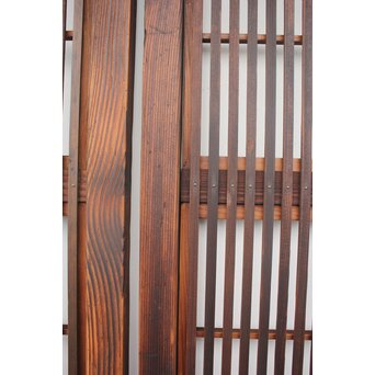 障子枠付 細身格子戸 2枚1組　L977 