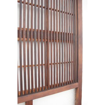 障子枠付 細身格子戸 2枚1組　L977 