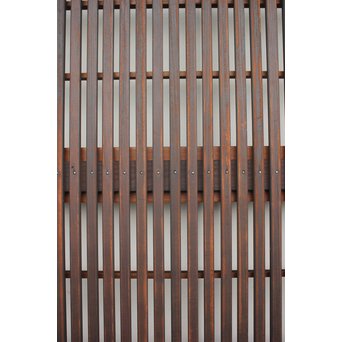 障子枠付 腰板欅の格子戸 2枚1組　L979 