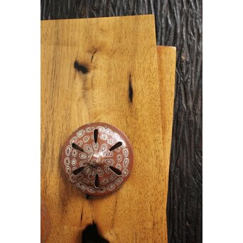 玉川堂 五代目 玉川覚平 木目金香炉　M113 