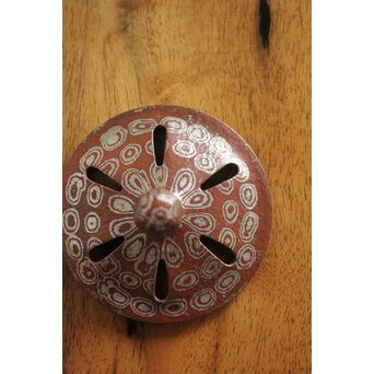 玉川堂 五代目 玉川覚平 木目金香炉　M113 