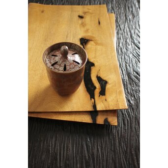 玉川堂 五代目 玉川覚平 木目金香炉　M113