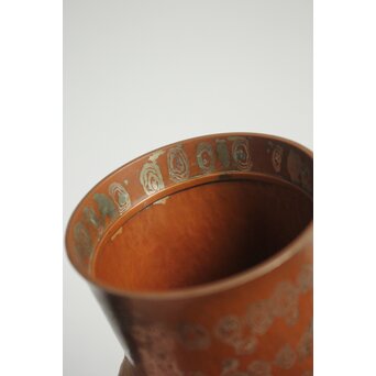 玉川堂 五代目 玉川覚平 木目金香炉　M113 