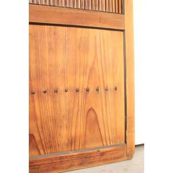 釘無繊細格子蔵戸　W947 