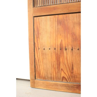 釘無繊細格子蔵戸　W947 