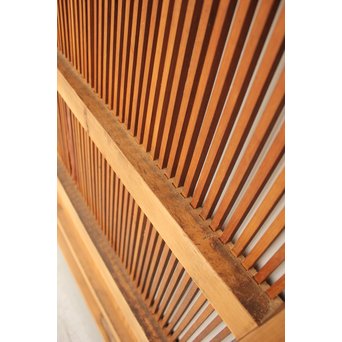 釘無繊細格子蔵戸　W947 